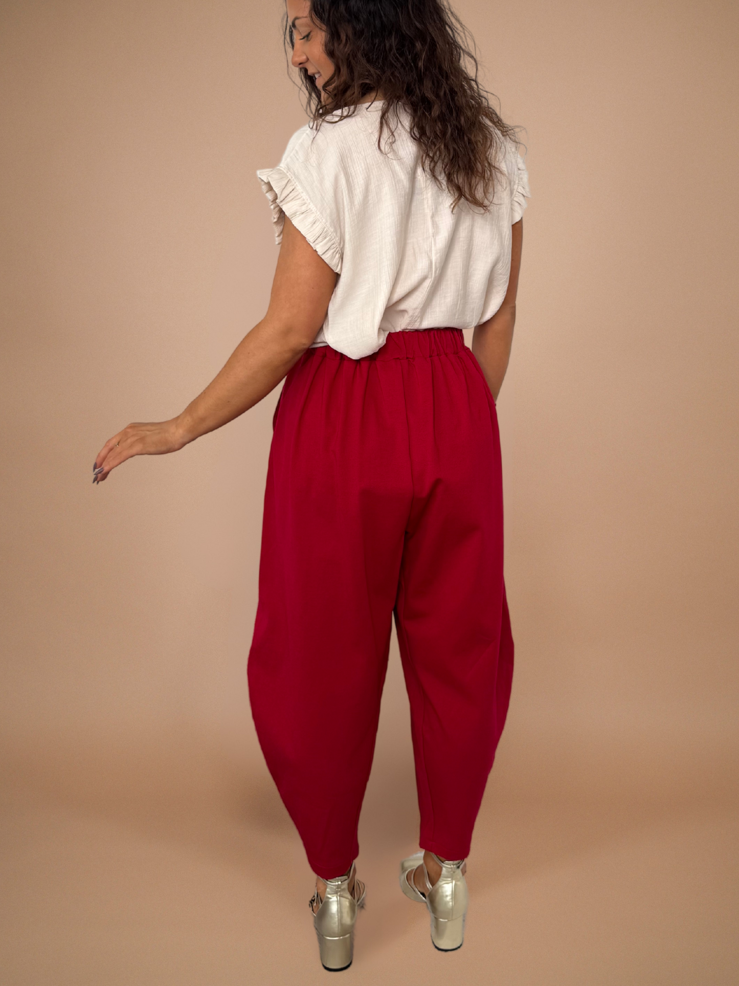 Pantalon japonais rouge - 1611