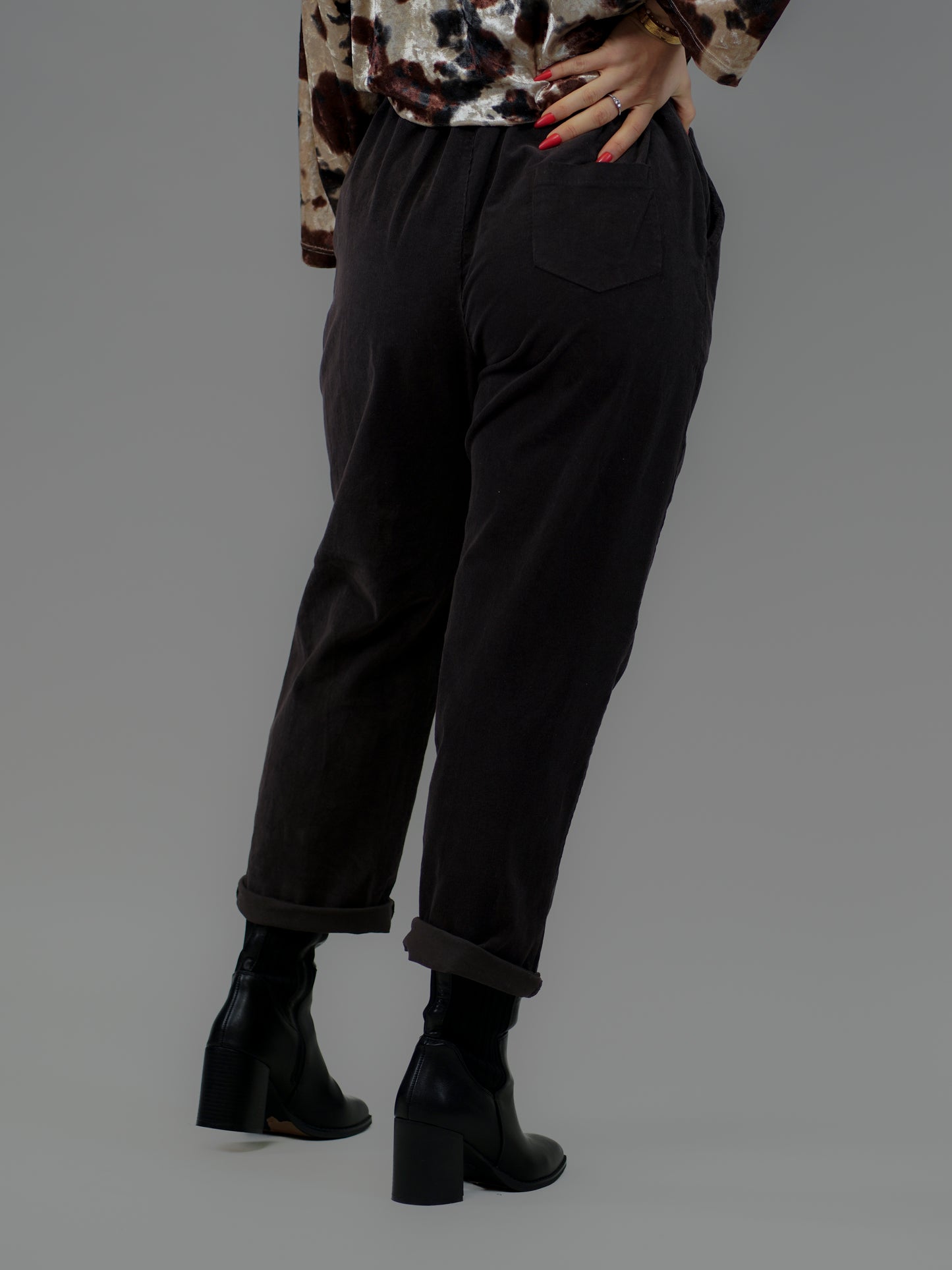 Pantalon velours choco