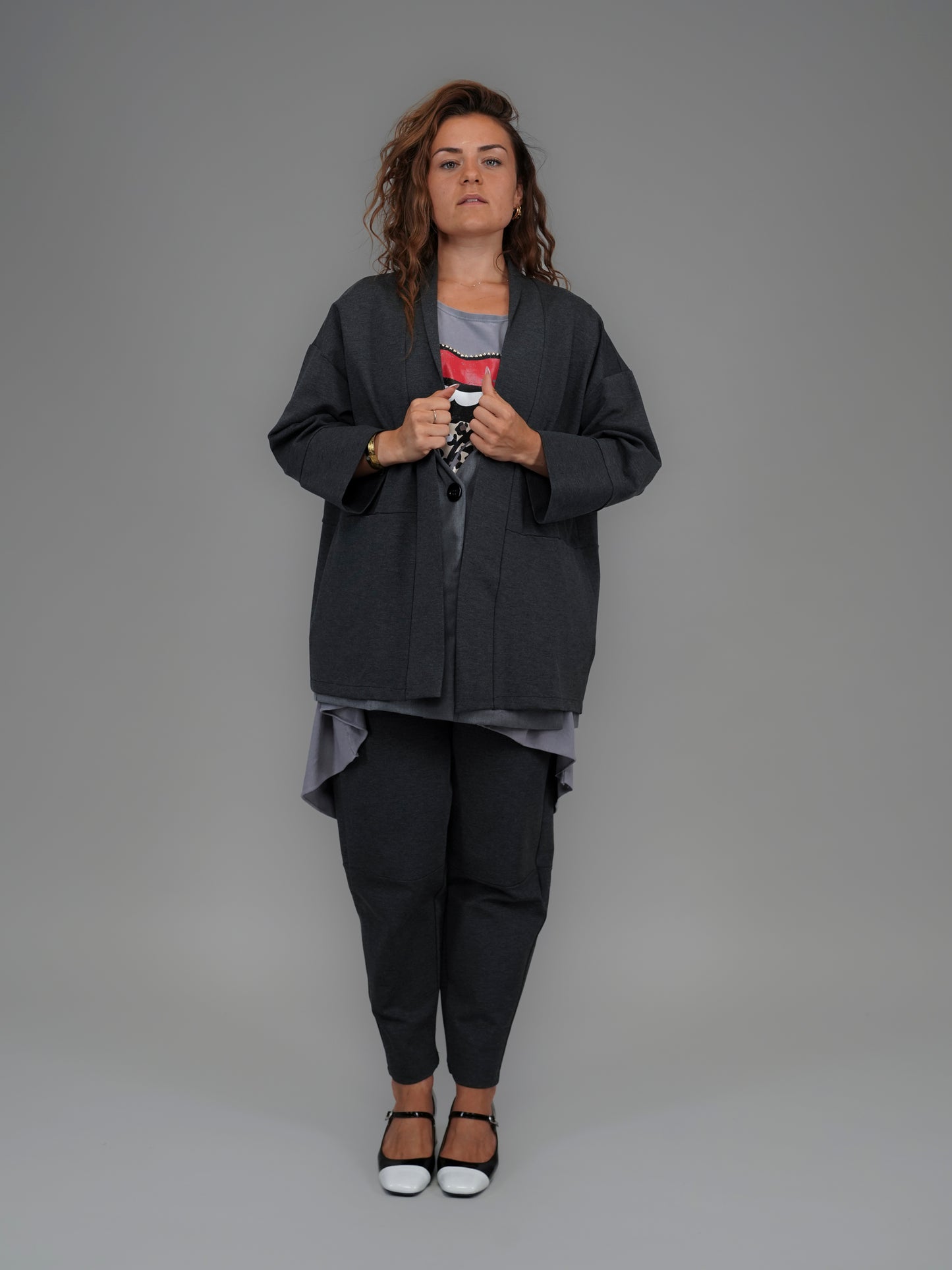 Gilet gris