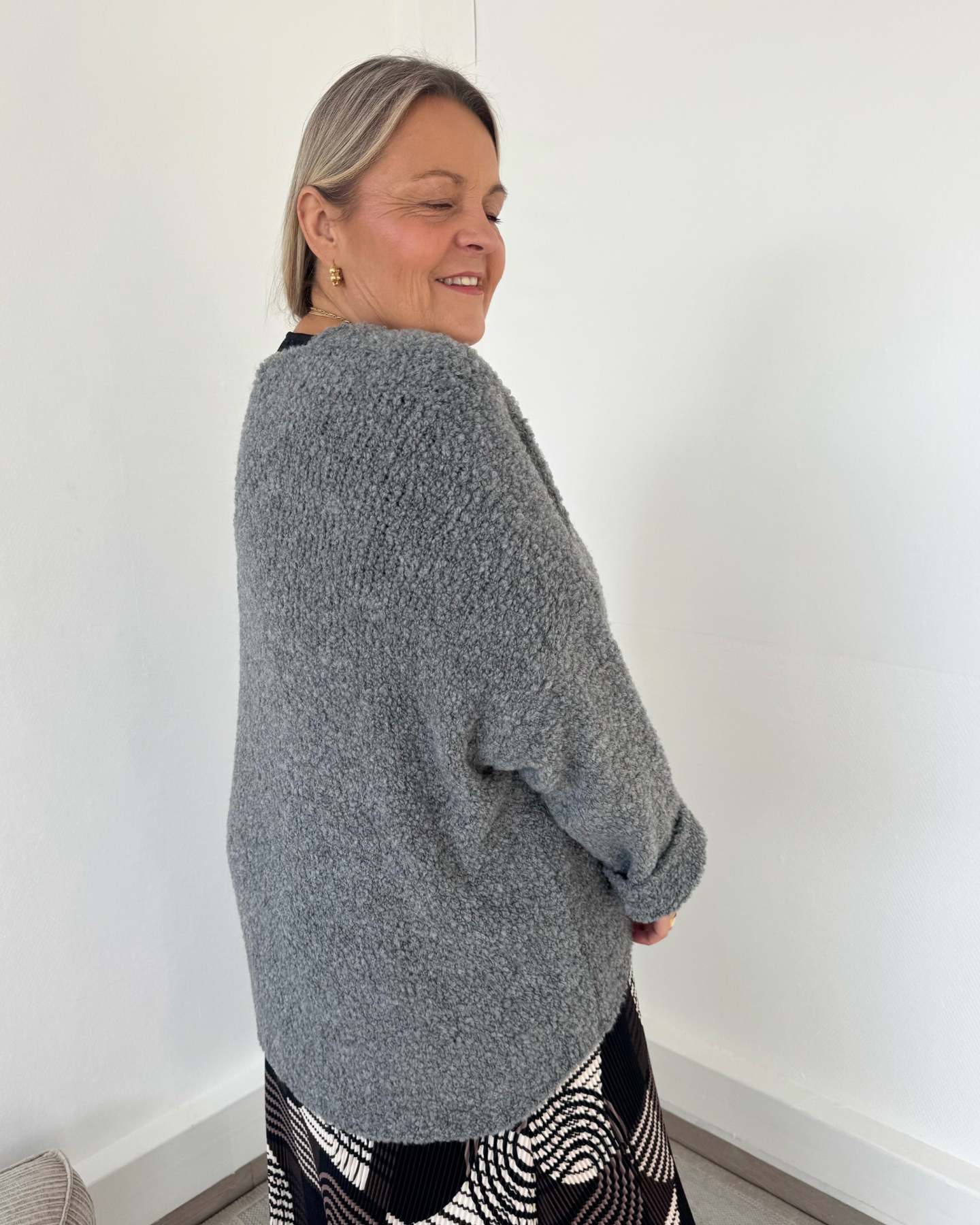 Gilet à poches gris foncé