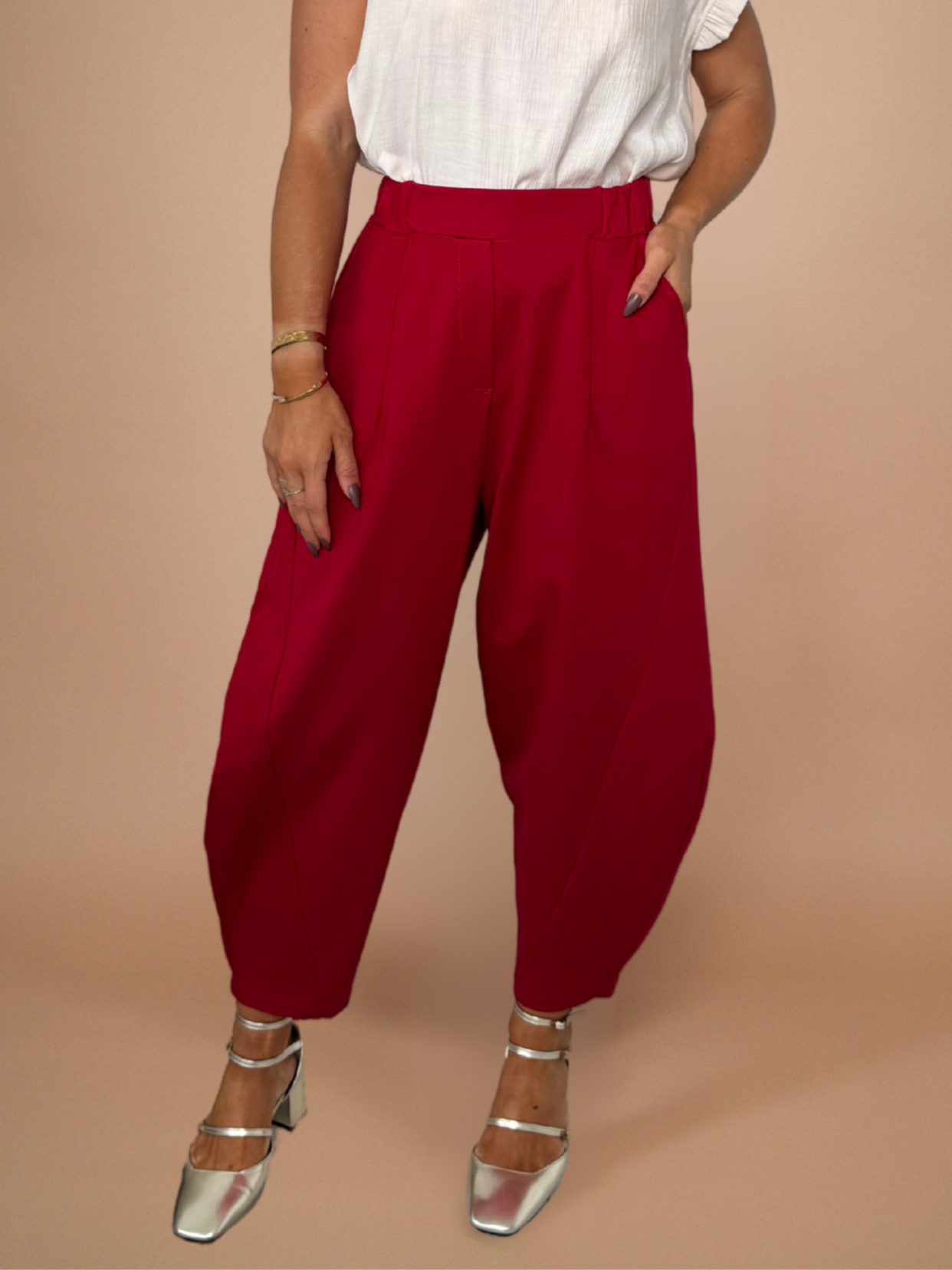 Pantalon japonais rouge - 1611