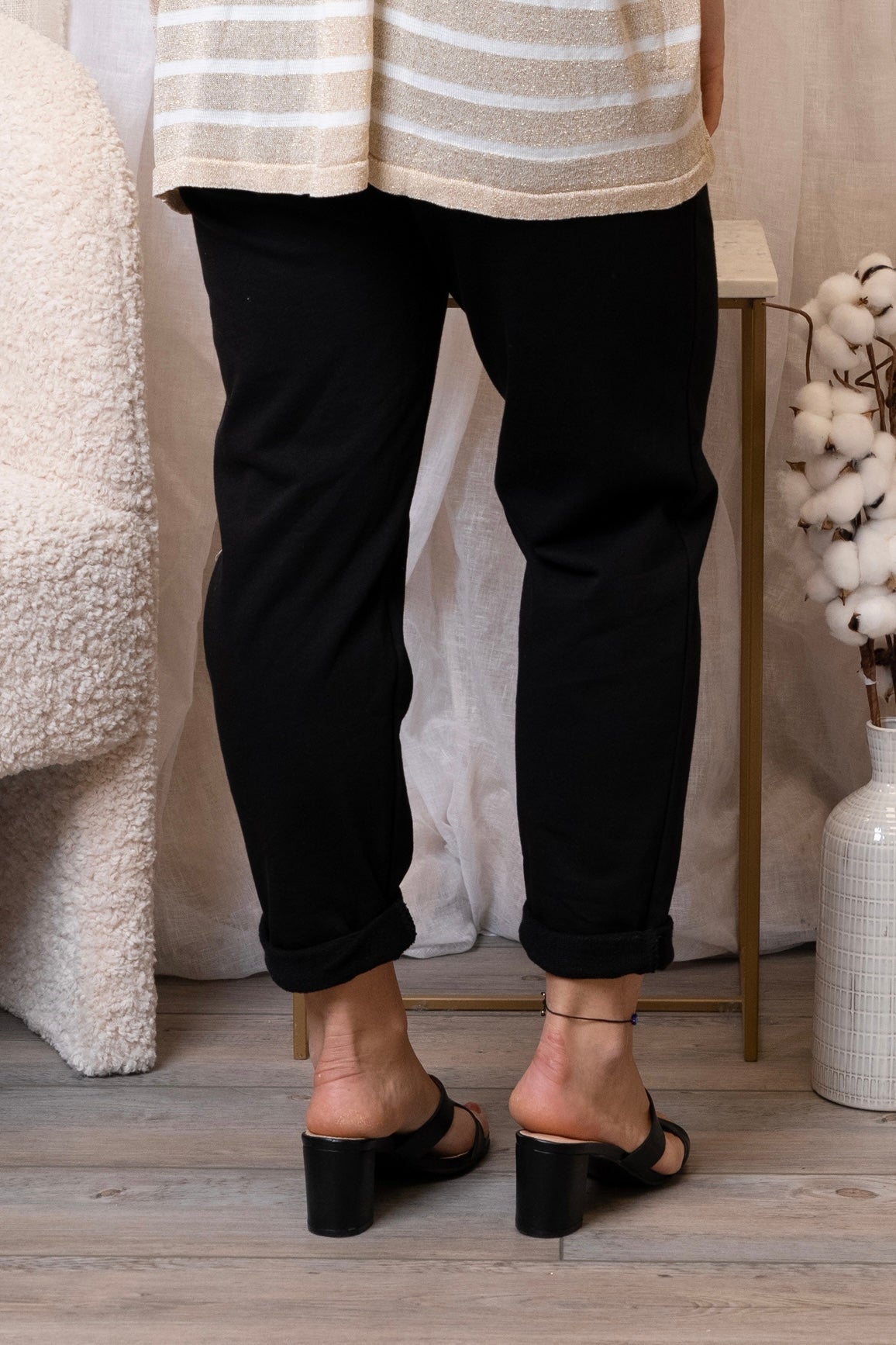 Jogging noir étoile - 1418