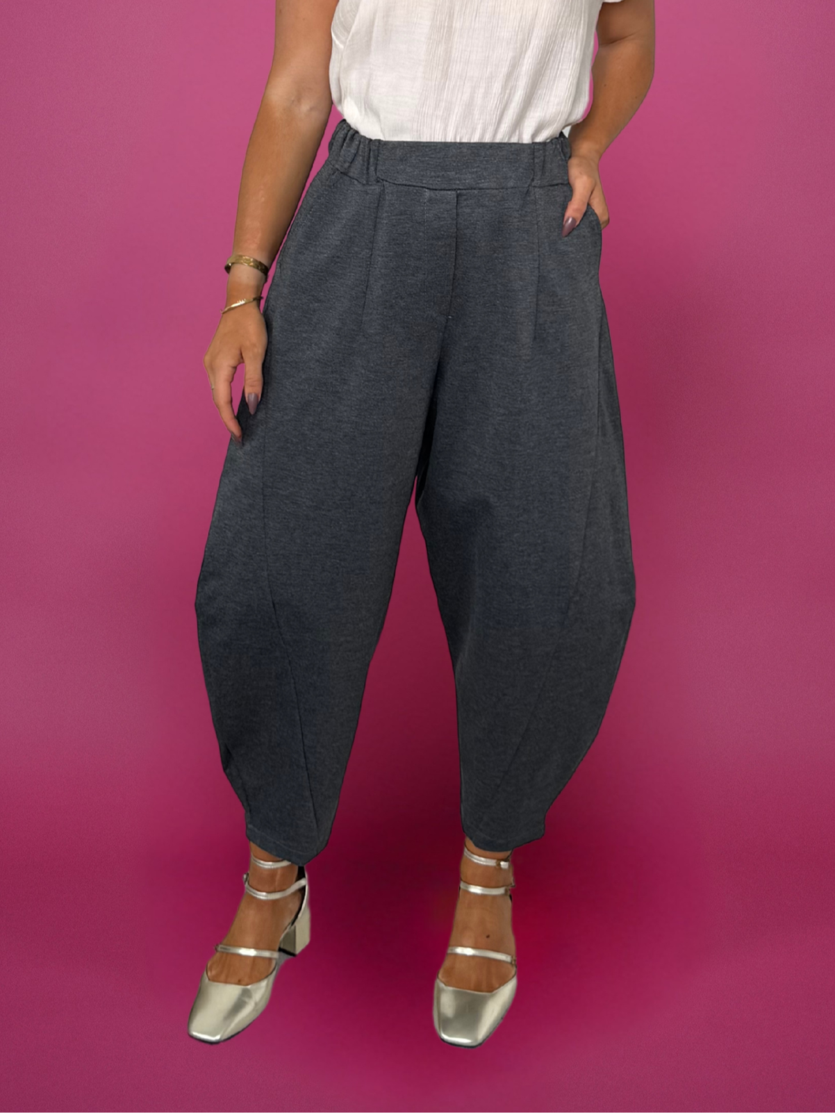 Pantalon japonais gris clair - 1611