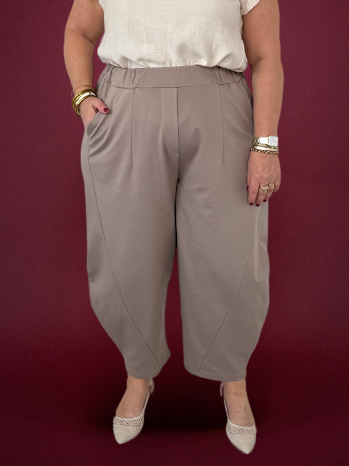 Pantalon japonais mocha - 1611
