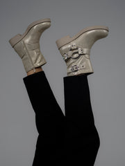 Bottines dorées