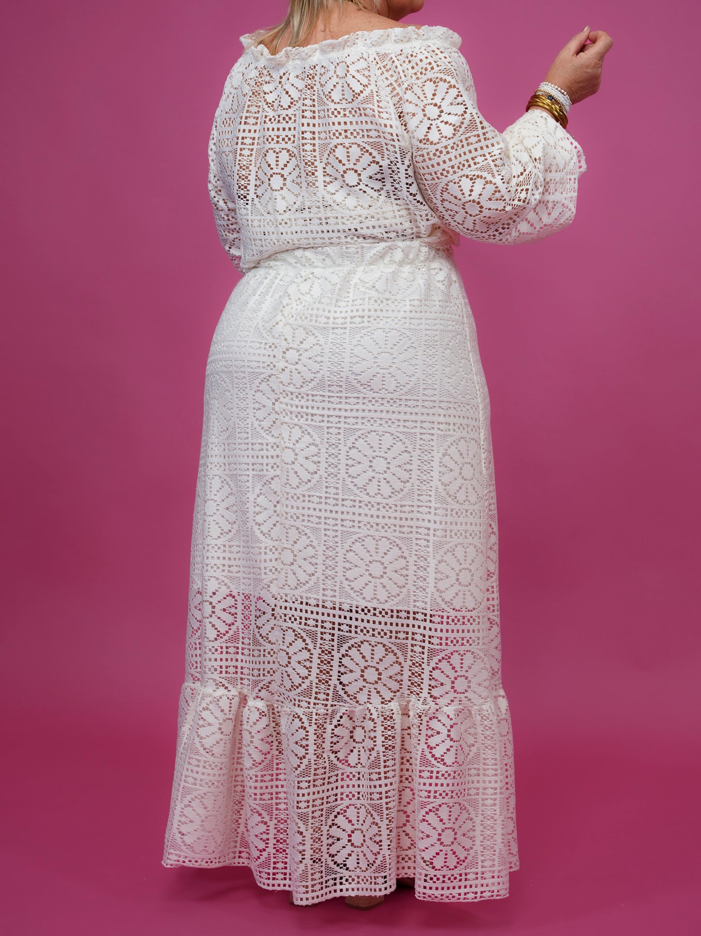 Jupe longue en crochet - 1692