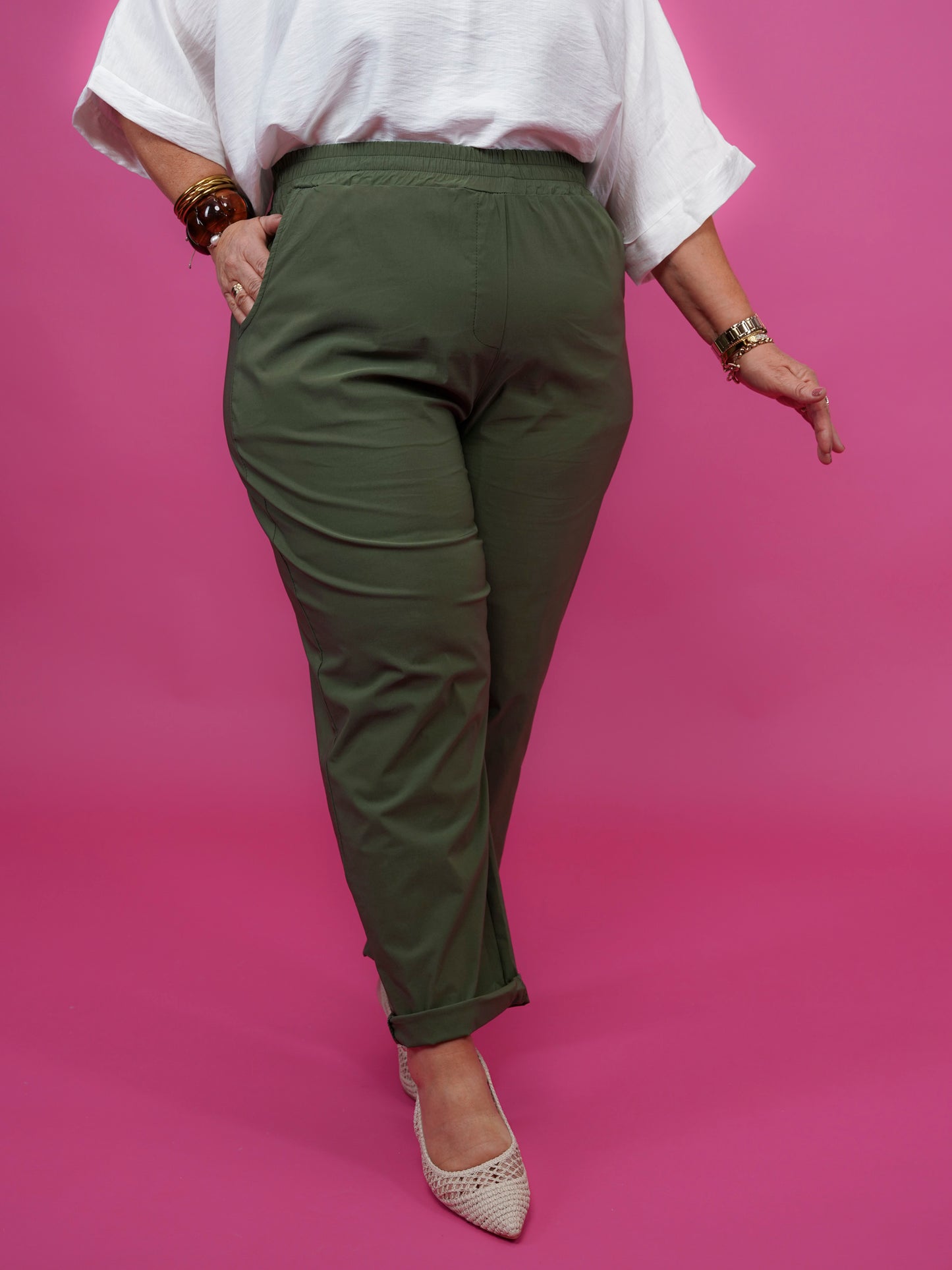 Pantalon extensible Nomad kaki