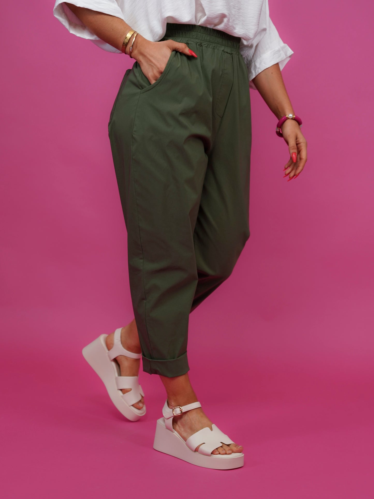 Pantalon extensible Nomad kaki