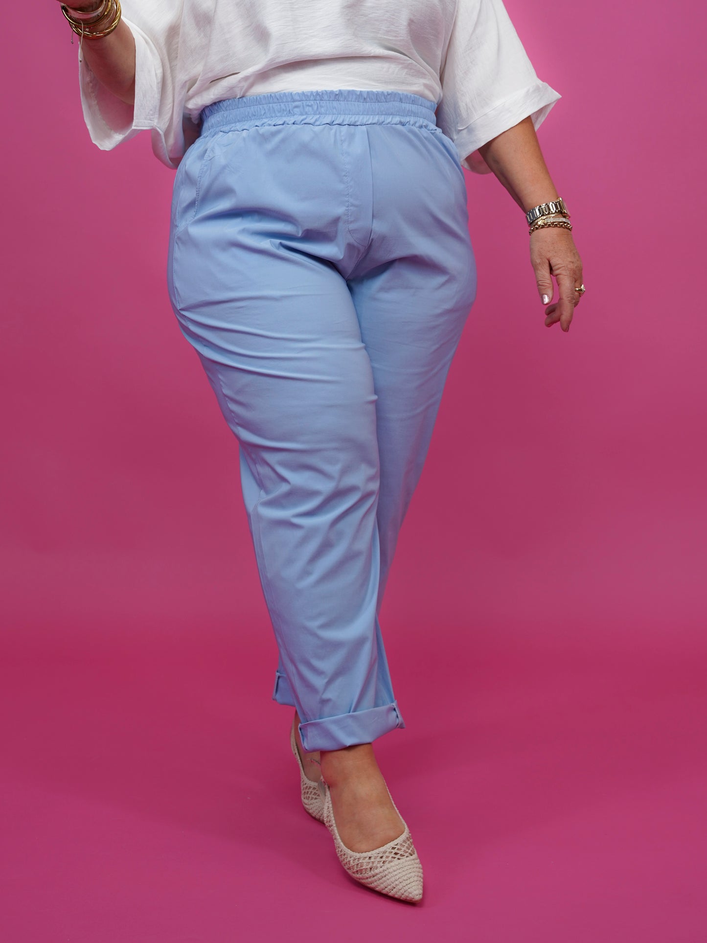 Pantalon extensible Nomad bleu clair