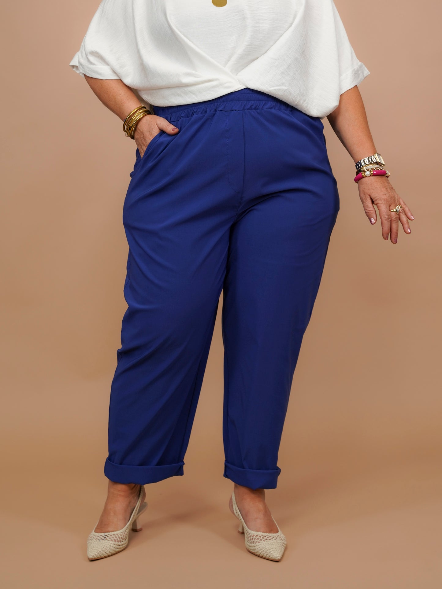 Pantalon extensible Nomad bleu roi - 1671