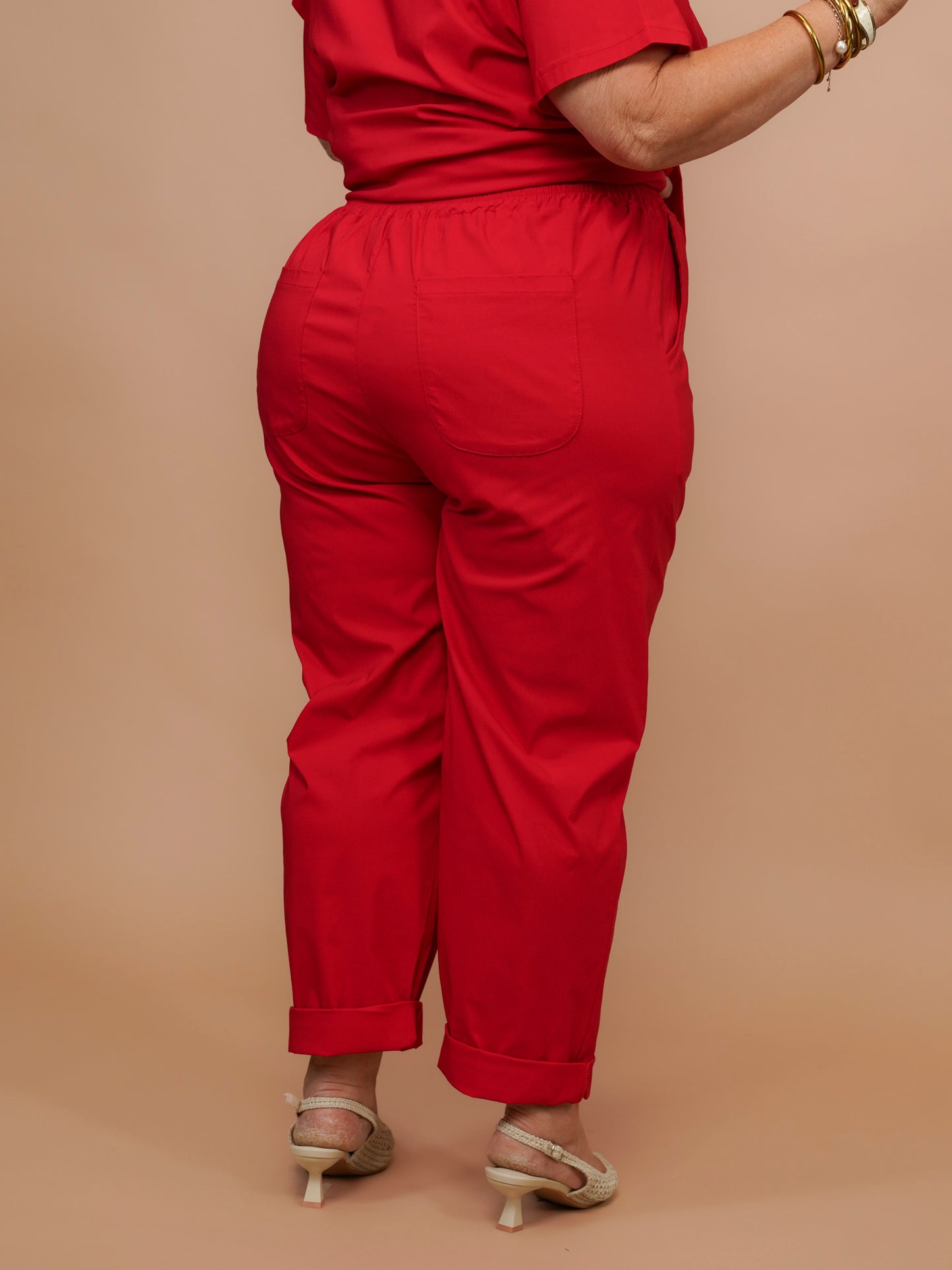 Pantalon extensible Nomad rouge