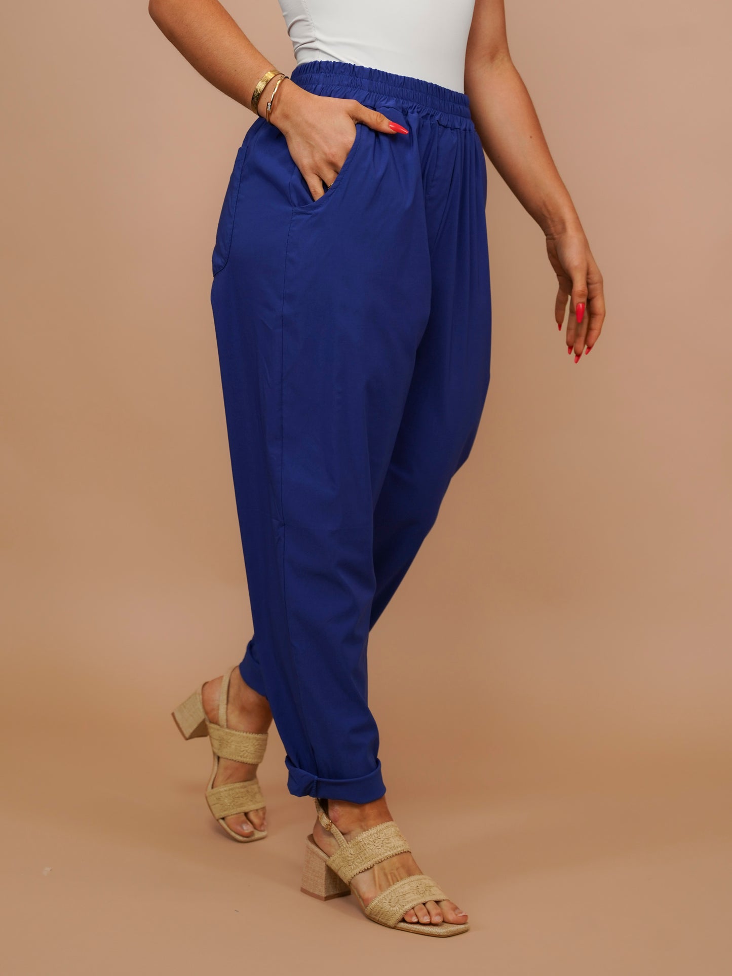 Pantalon extensible Nomad bleu roi - 1671