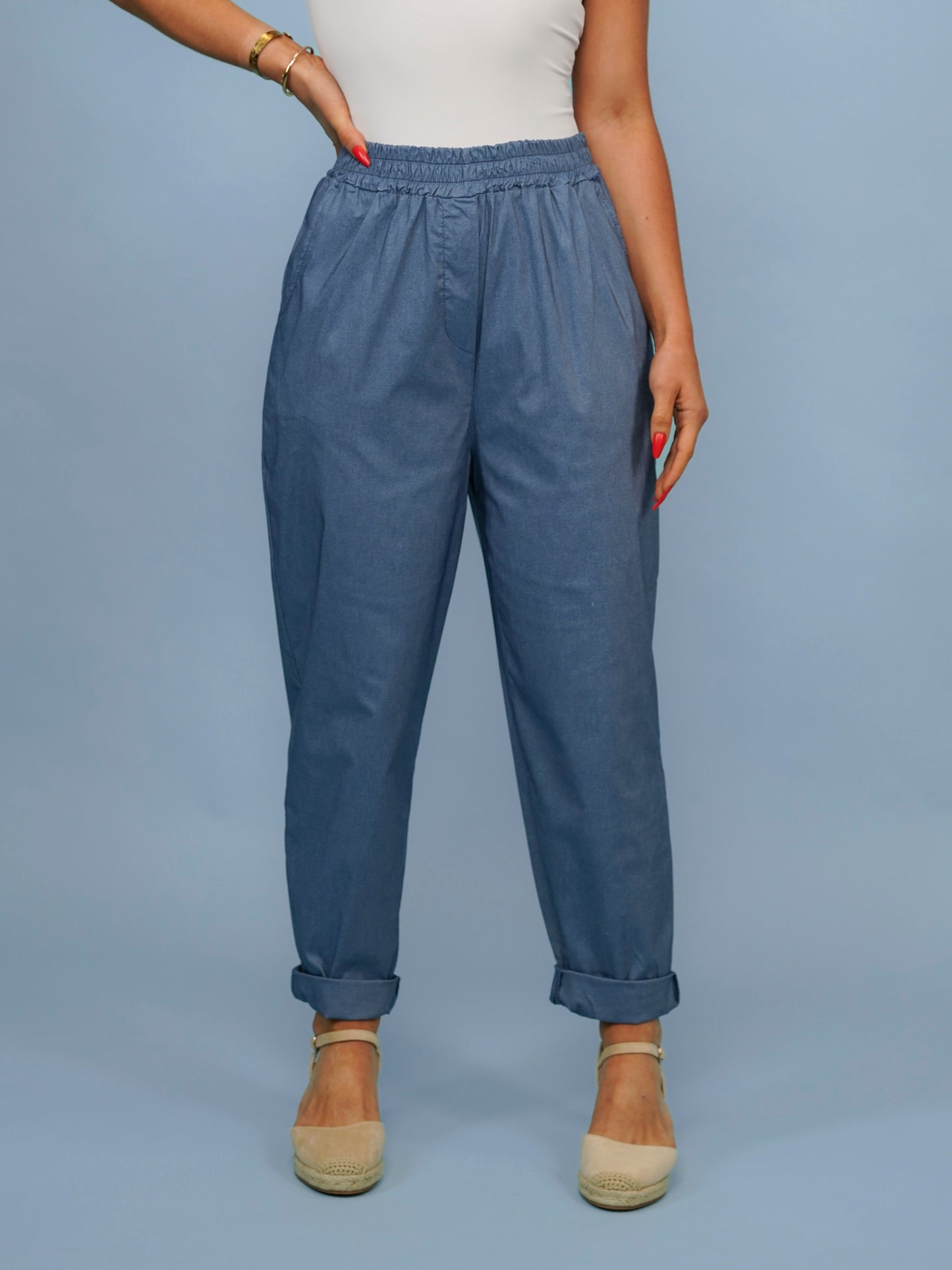 Pantalon extensible Nomad bleu jean