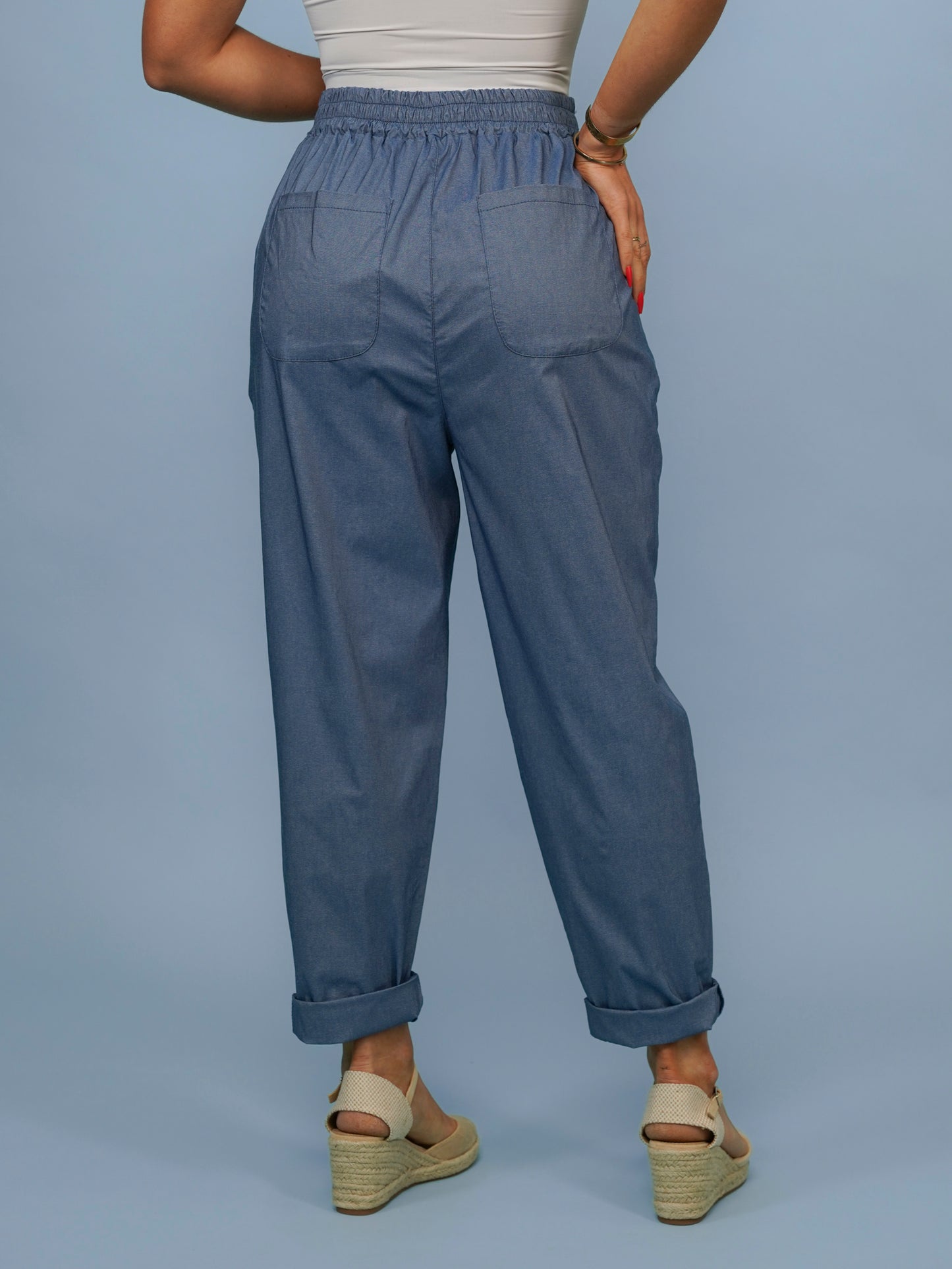 Pantalon extensible Nomad bleu jean
