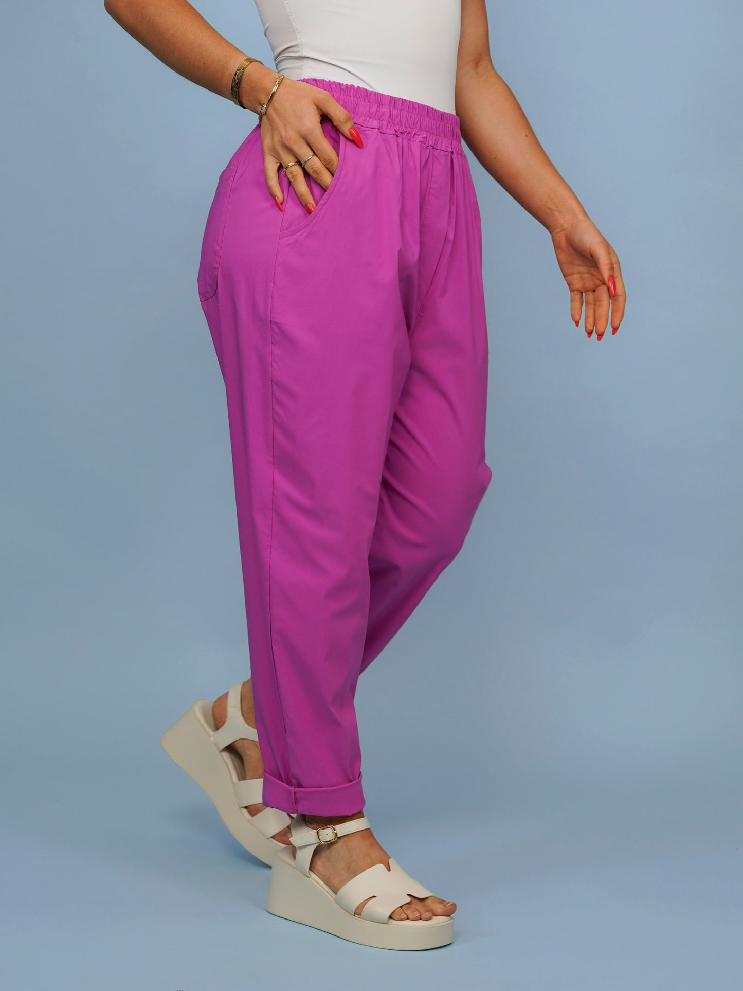 Pantalon extensible Nomad fuchsia