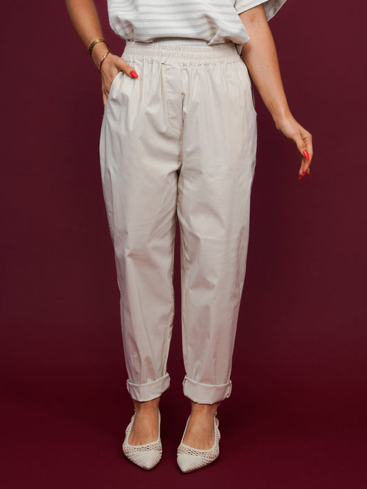 Pantalon extensible nomad beige