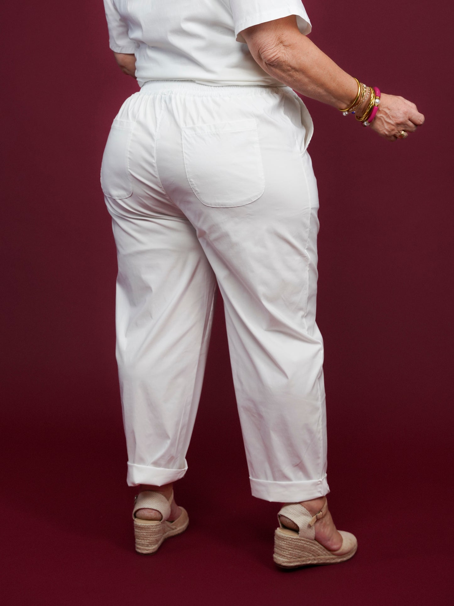 Pantalon extensible Nomad écru