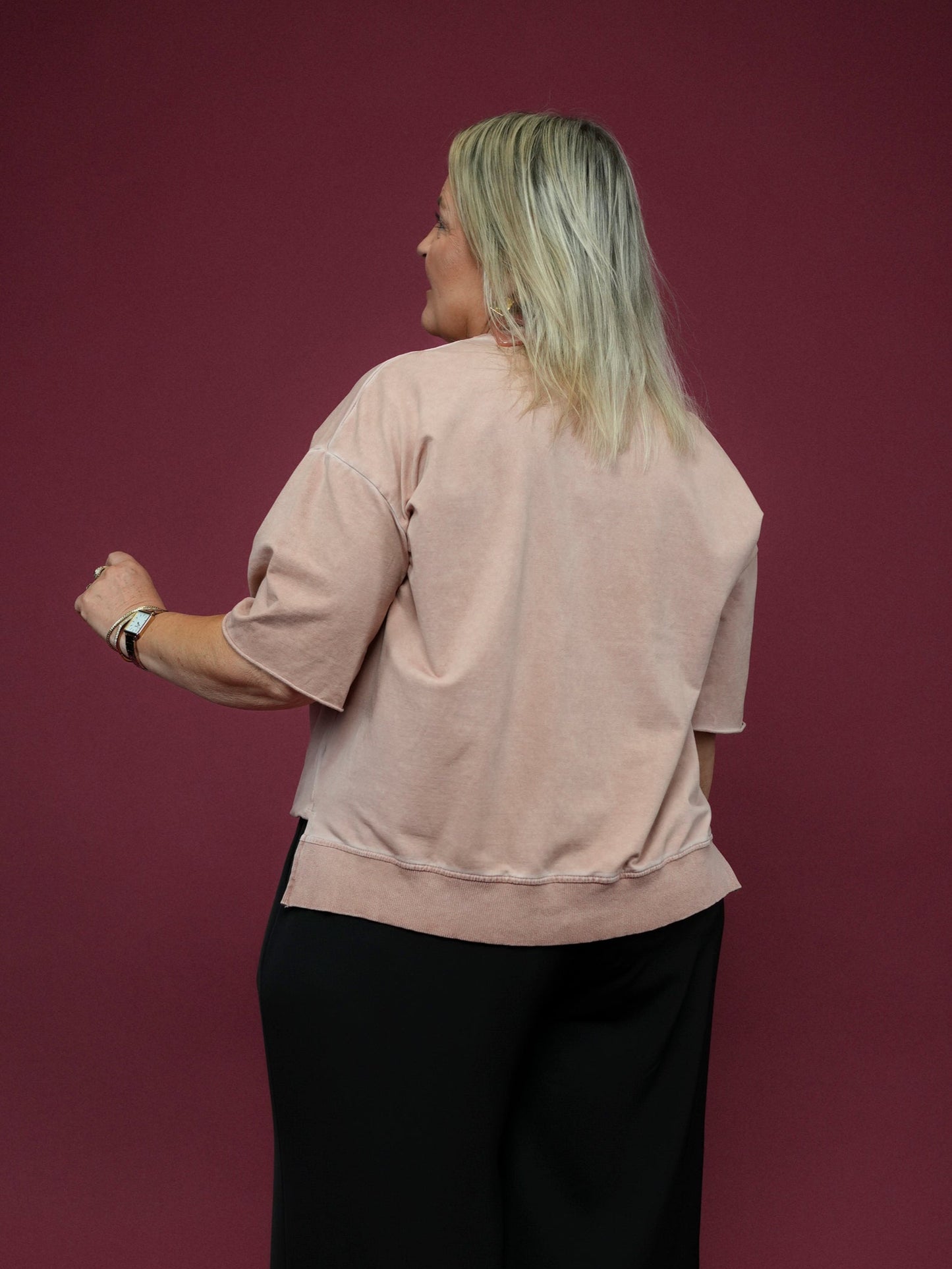 T-shirt délavé sable - 1520