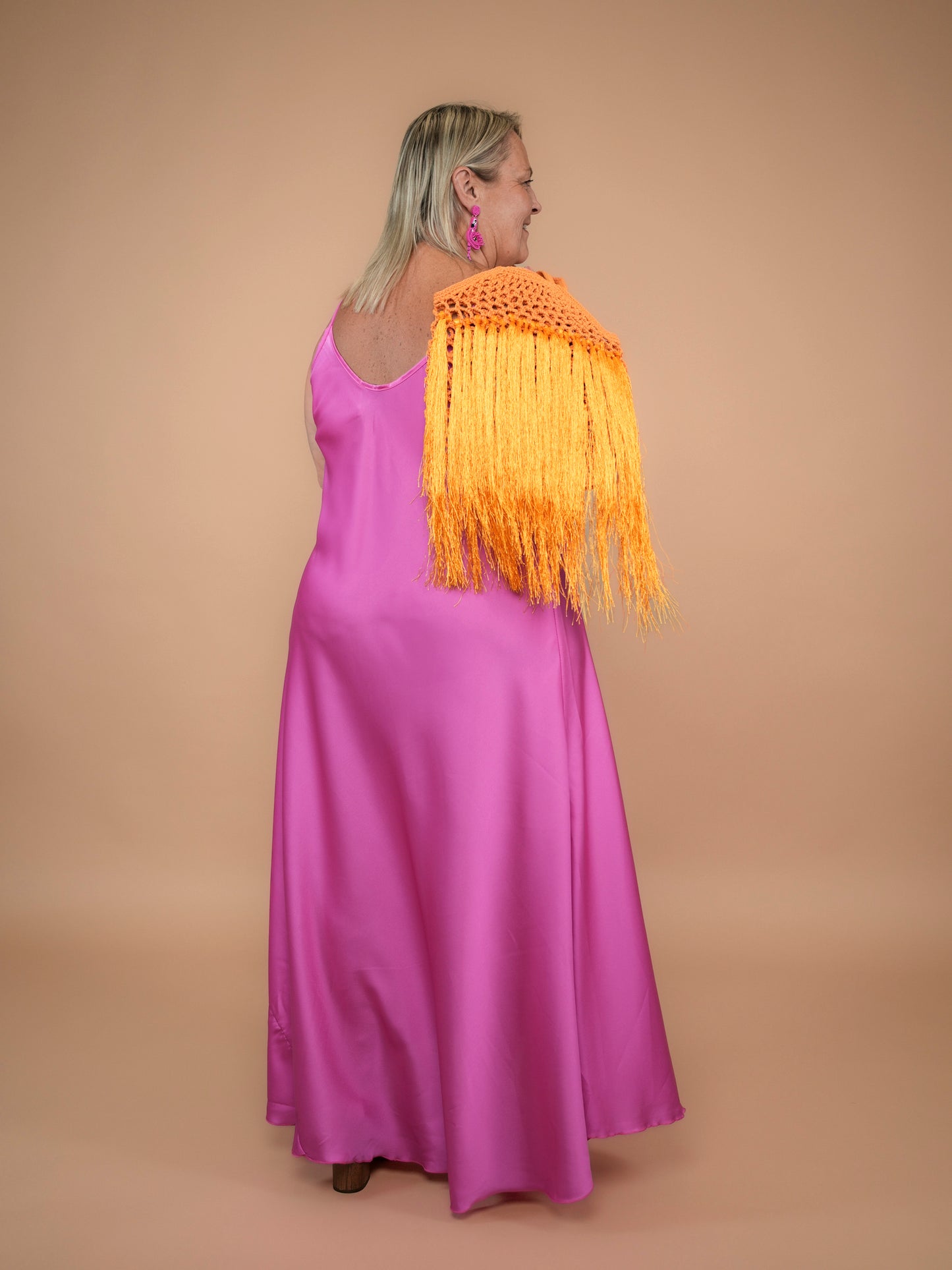 Sac à franges orange