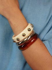Trio de bracelets esprit folk