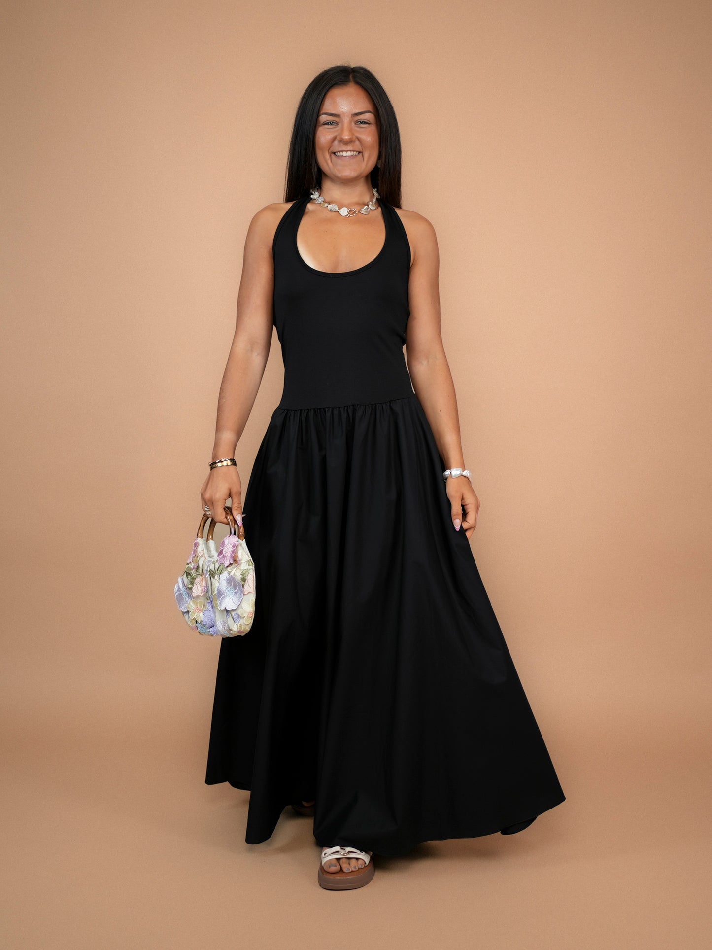 Robe débardeur noir