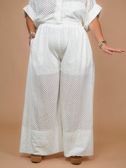 Pantalon ajouré
