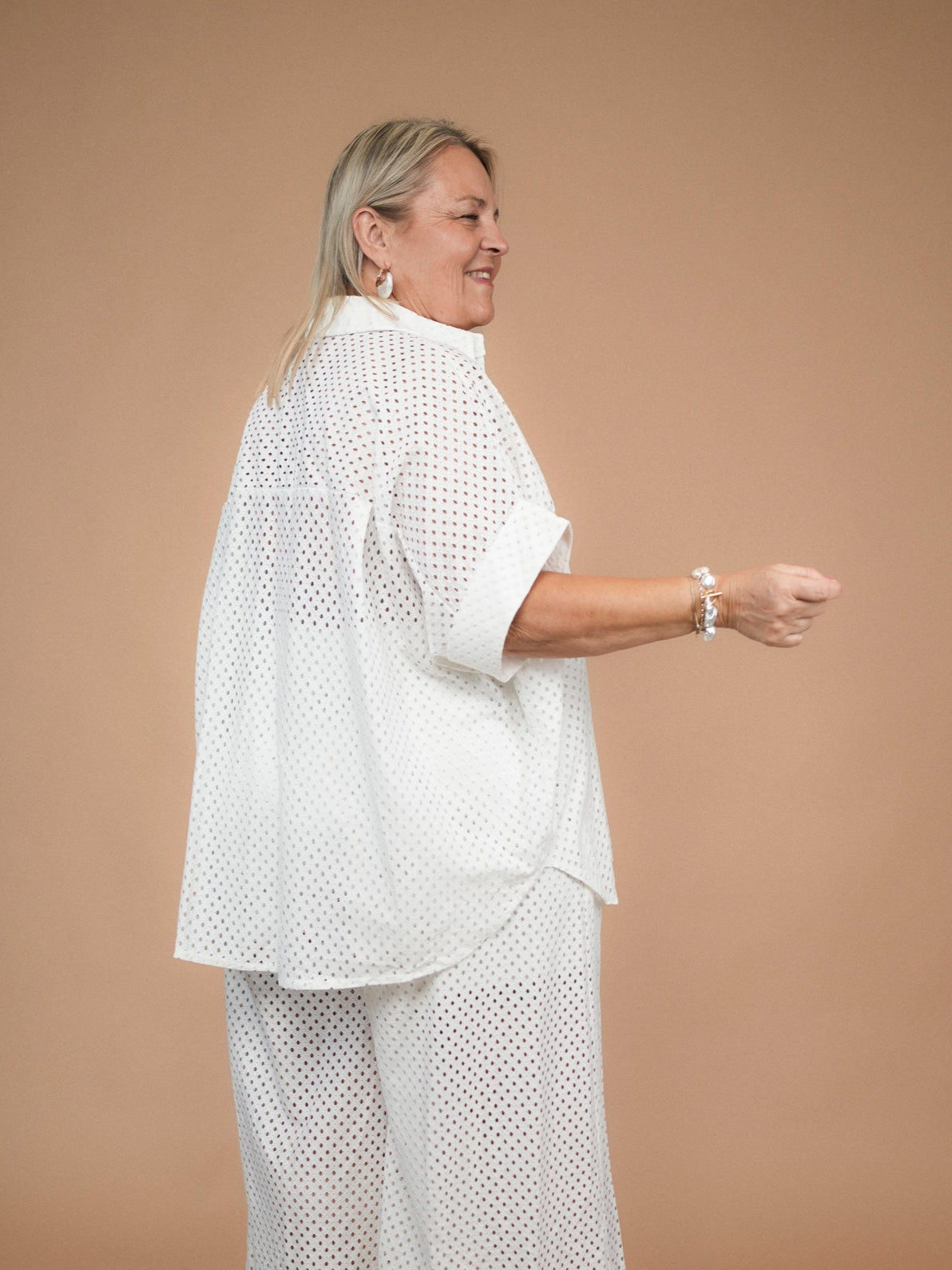 Chemise ajourée