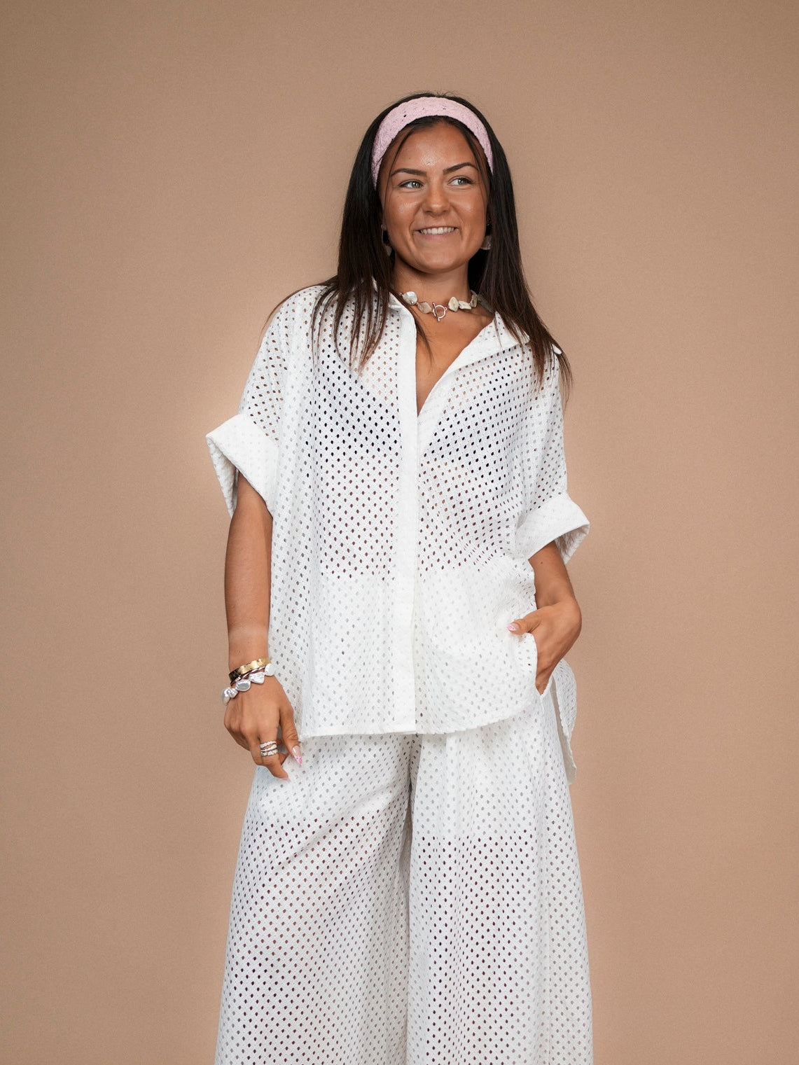 Chemise ajourée