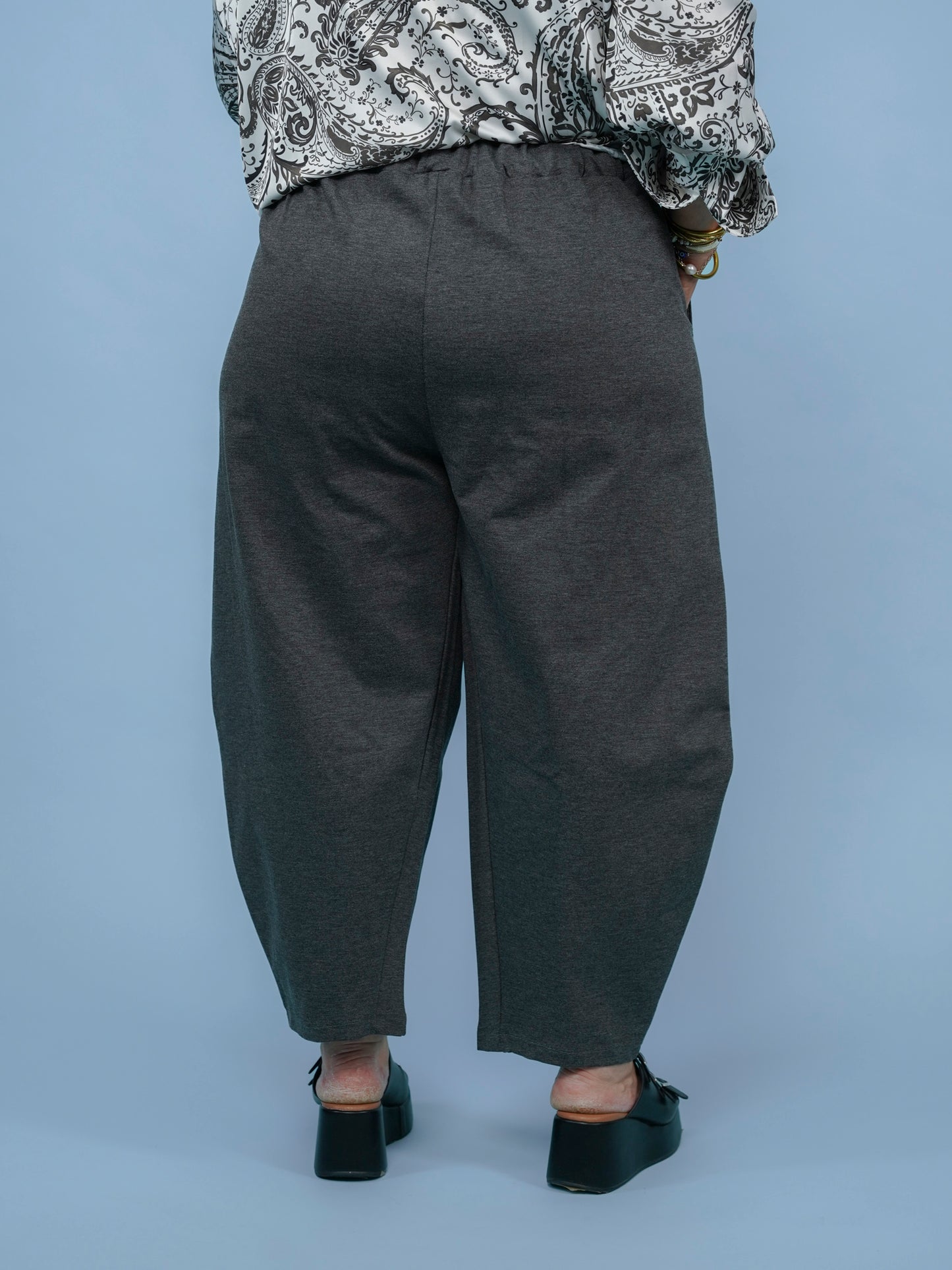 Pantalon japonais gris clair