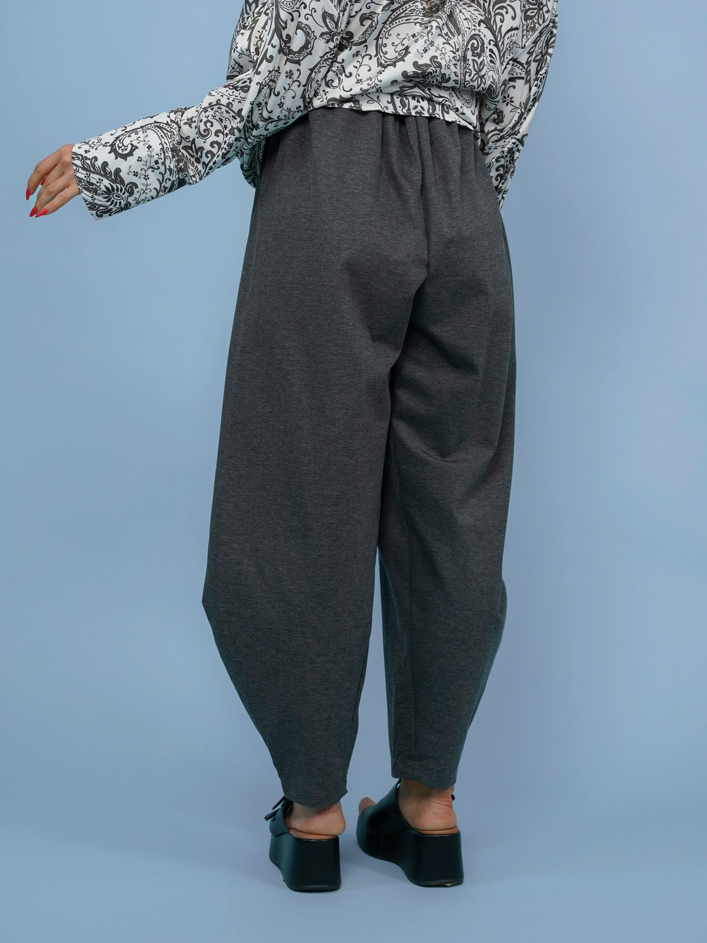 Pantalon japonais gris clair