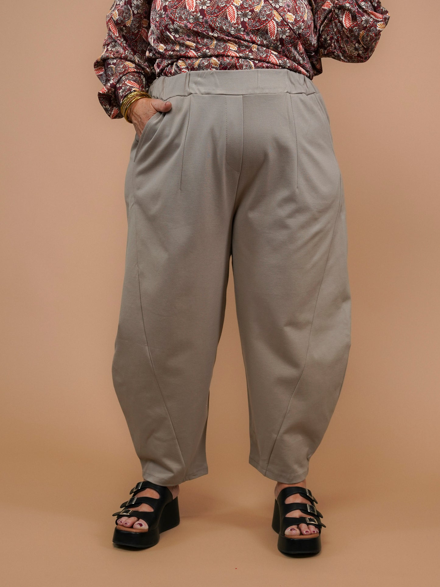 Pantalon japonais mocha