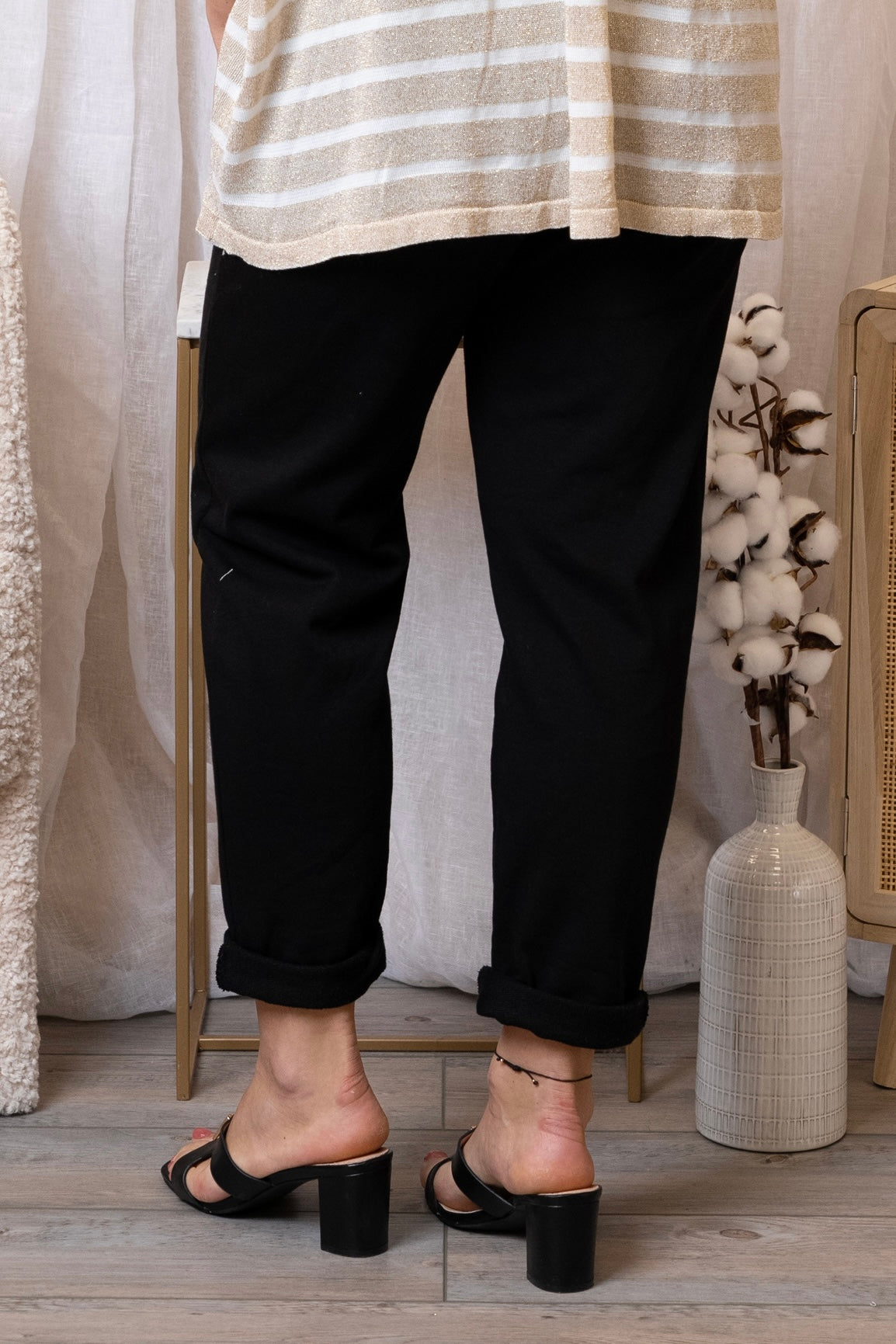 Jogging noir étoile - 1418