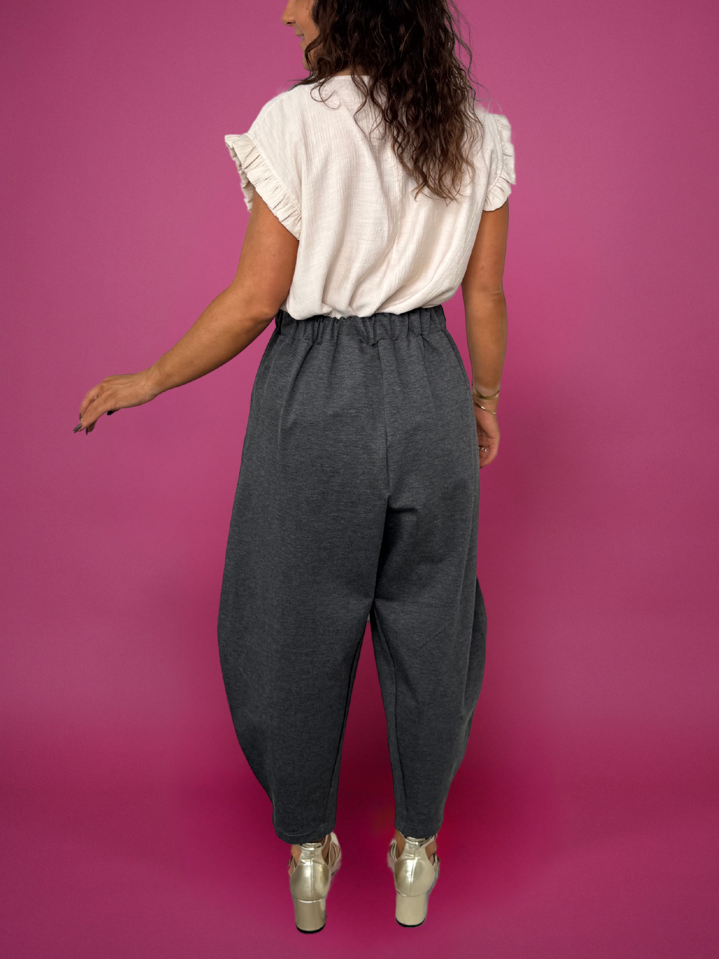 Pantalon japonais gris clair - 1611