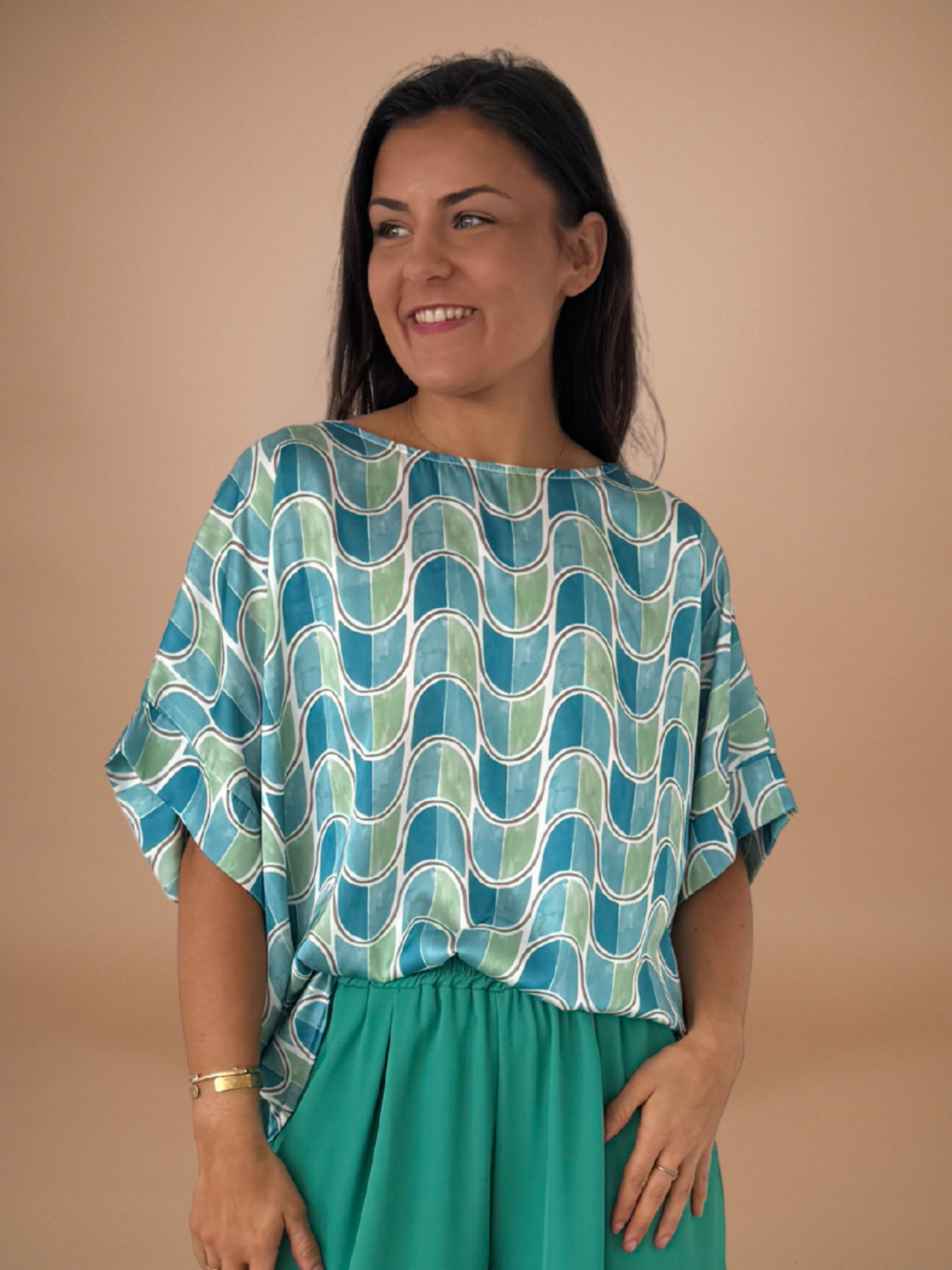 Blouse imprimée Palazzo - 1564