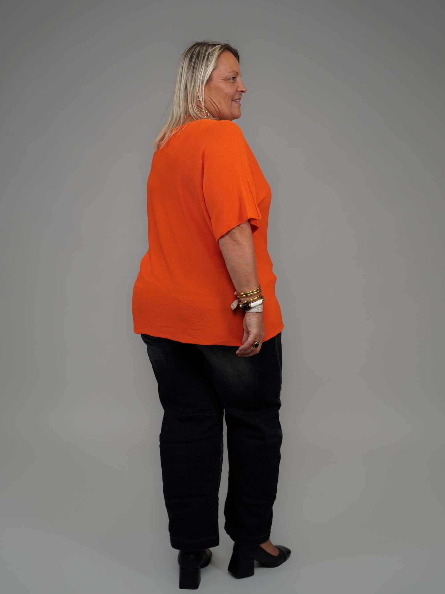 T-shirt uni orange