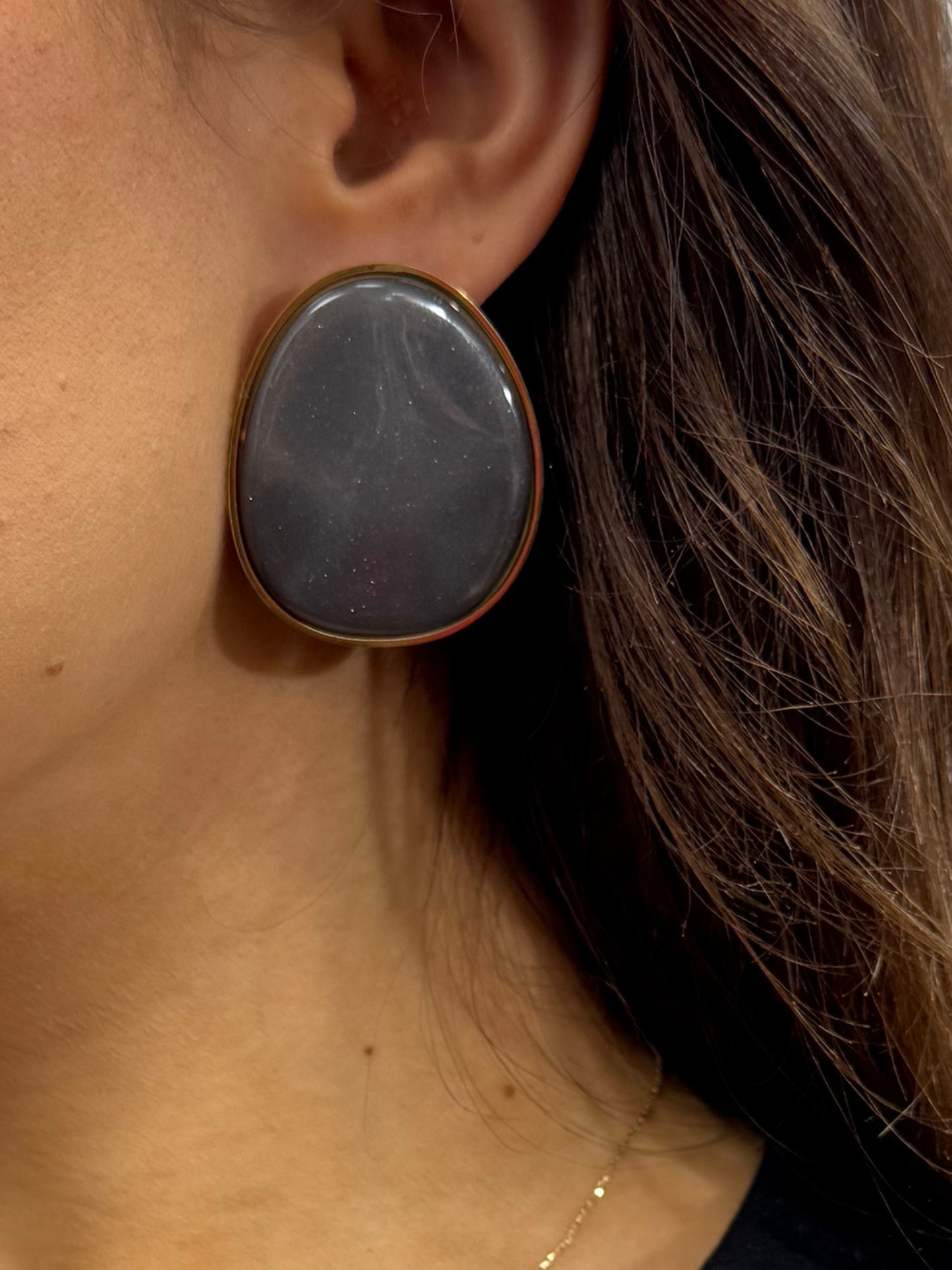 Boucles d'oreilles pierre