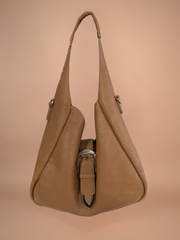 Sac à boucle beige