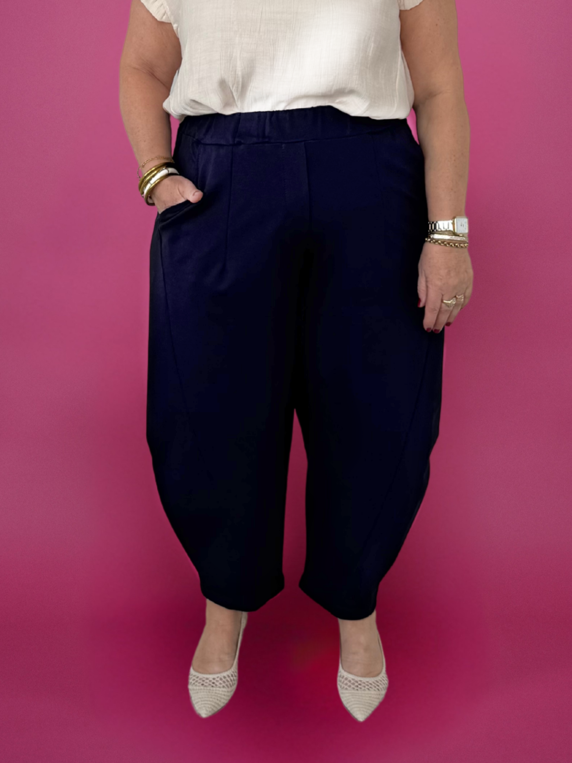Pantalon japonais marine - 1611