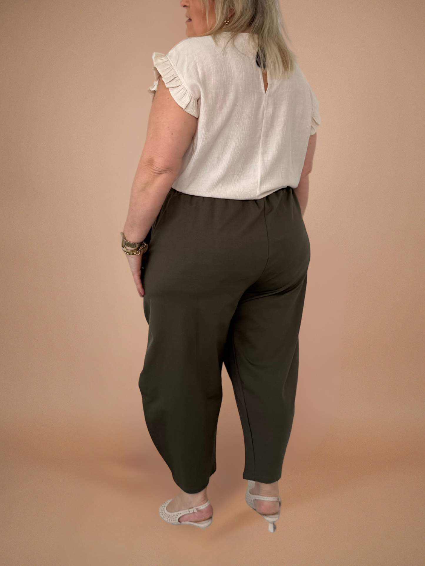 Pantalon japonais kaki - 1611