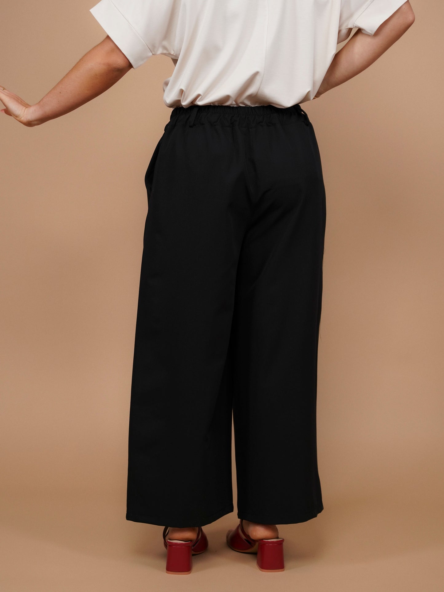 Pantalon noir fendu - 1590