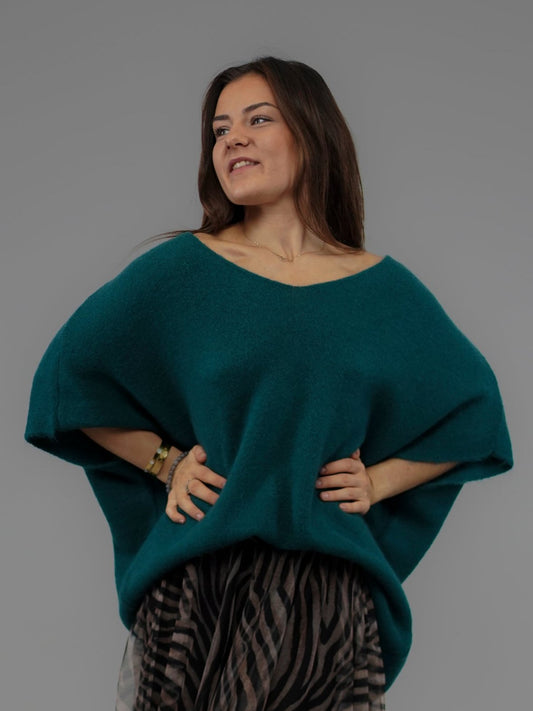 Pull sans manches vert bouteille - 1851