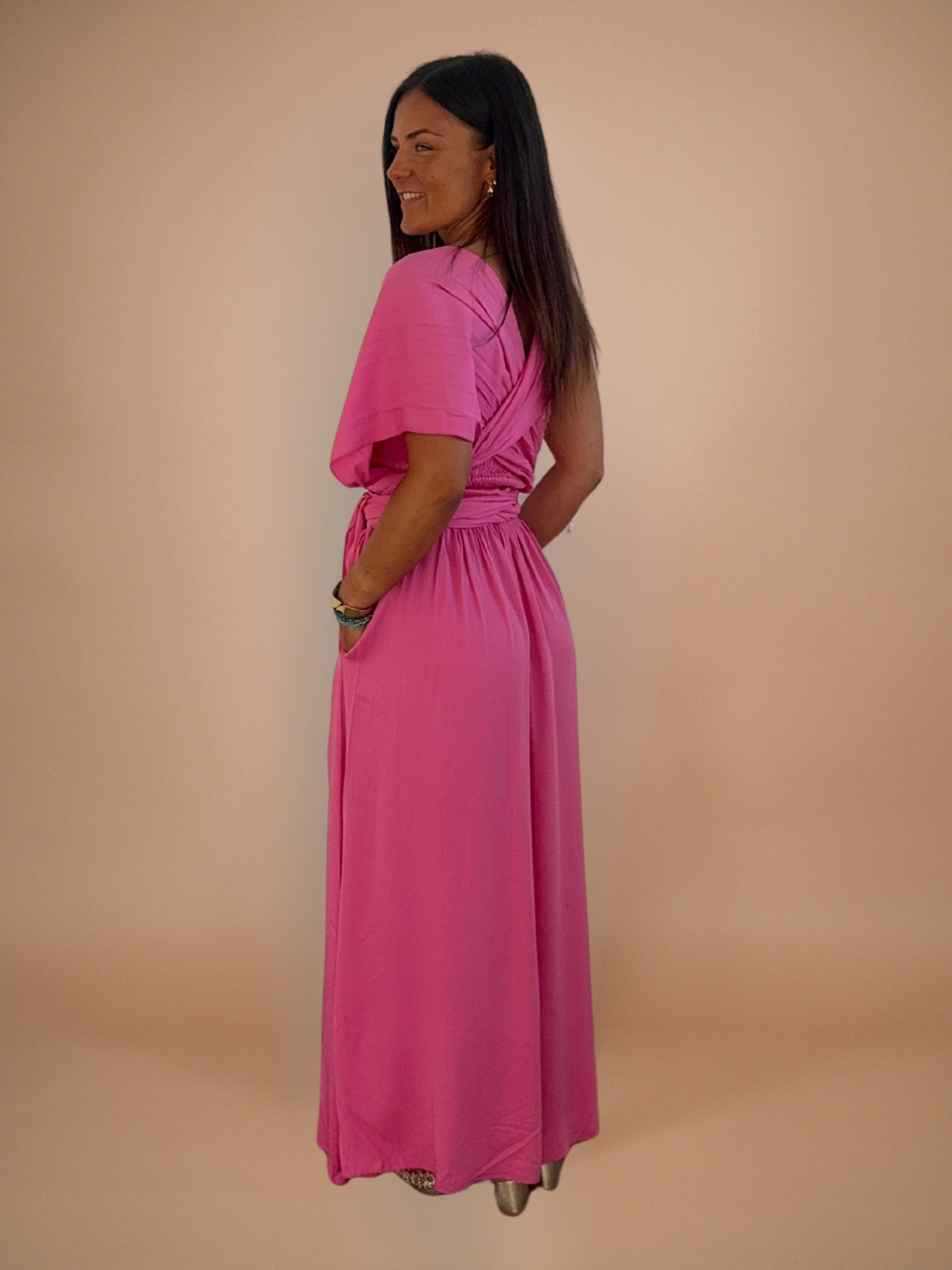 Robe modulable rose