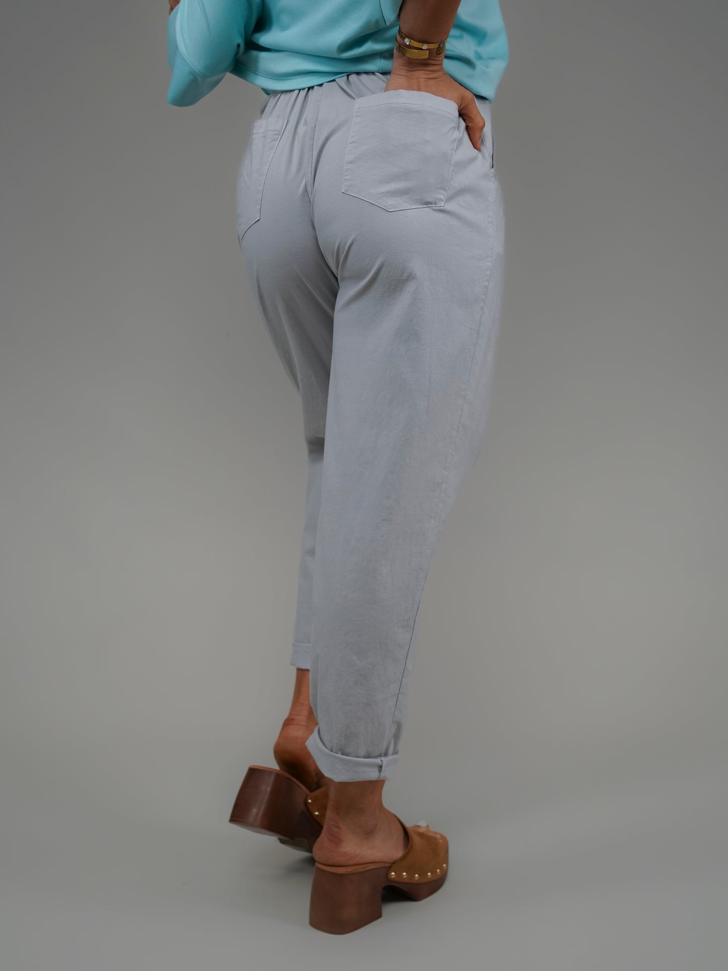 Pantalon été gris clair - 1050