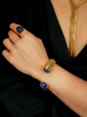 Jonc ouvert bleu