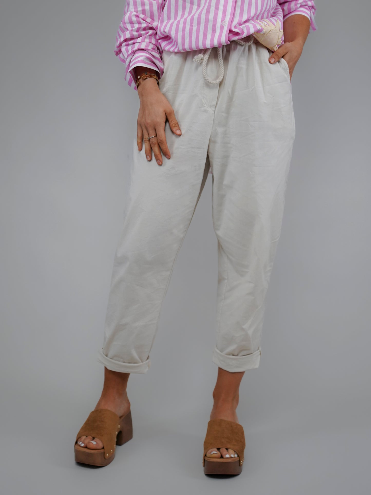 Pantalon été beige - 1050