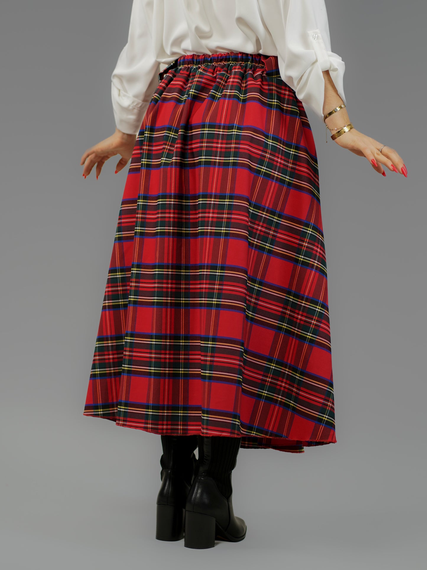 Jupe tartan rouge - 1315