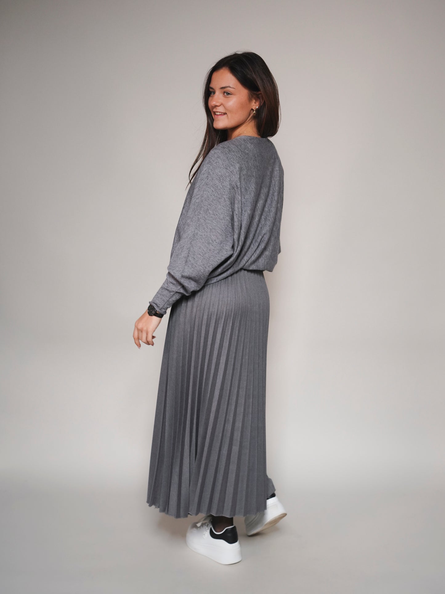 Pull gris oversize - 1819