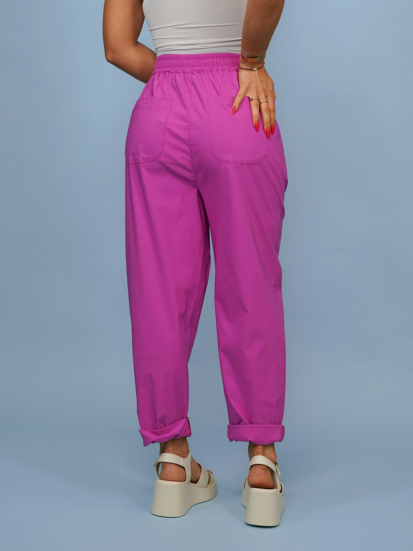 Pantalon extensible Nomad fuchsia - 1671