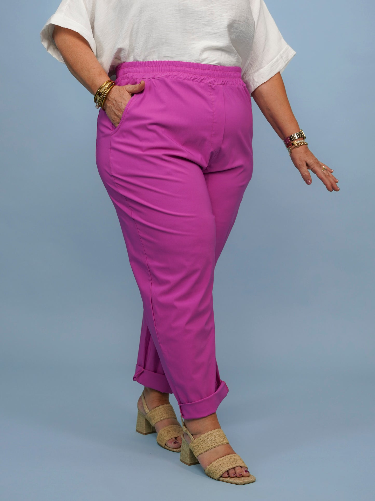 Pantalon extensible Nomad fuchsia - 1671