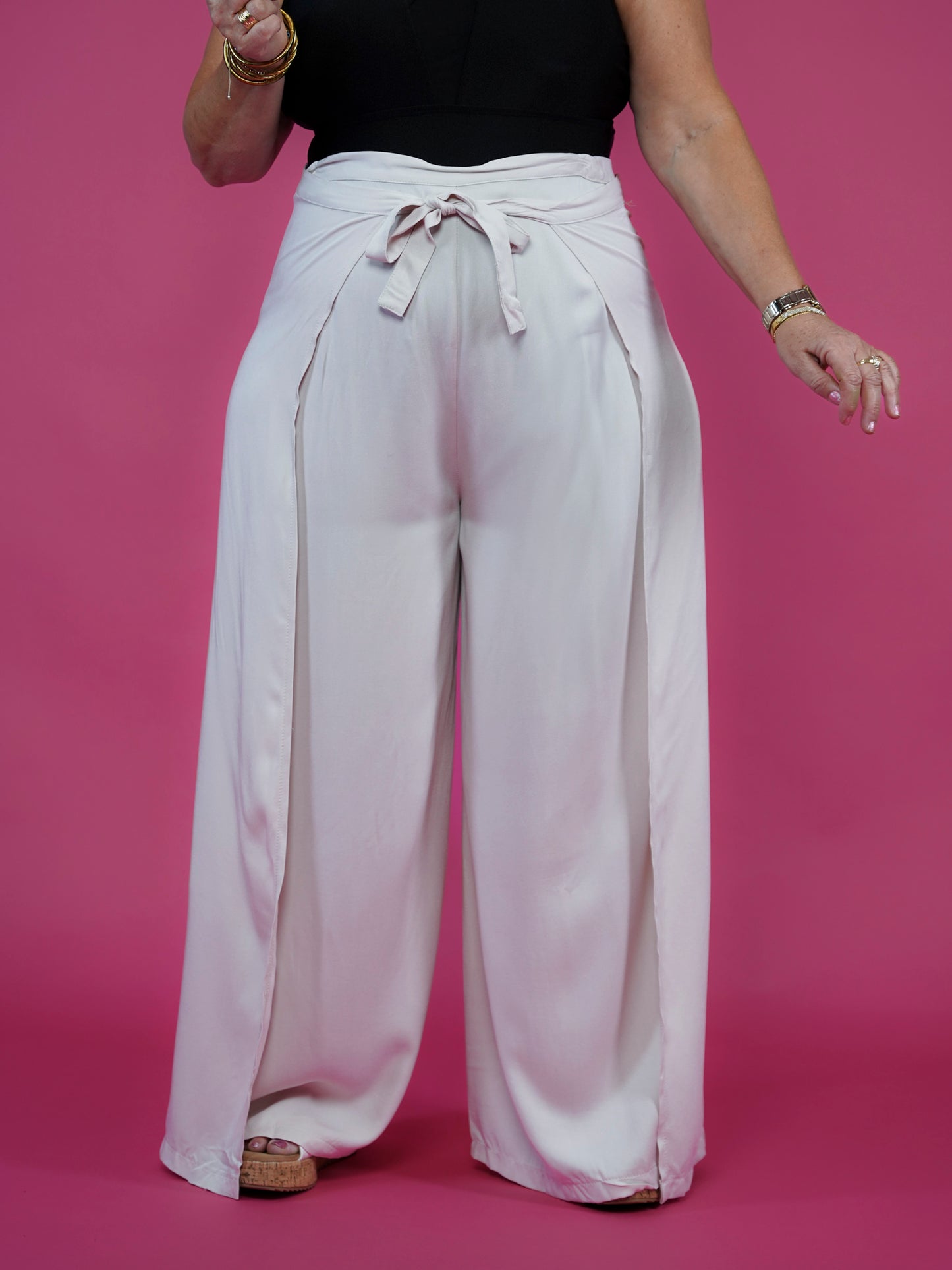 Pantalon multiposition écru